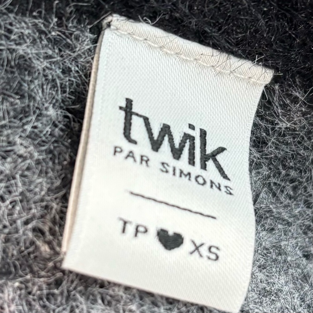 Twik argyle harlequin fuzzy cardigan - Picture 6 of 7